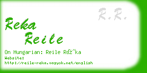 reka reile business card